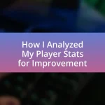 How I Analyzed My Player Stats for Improvement